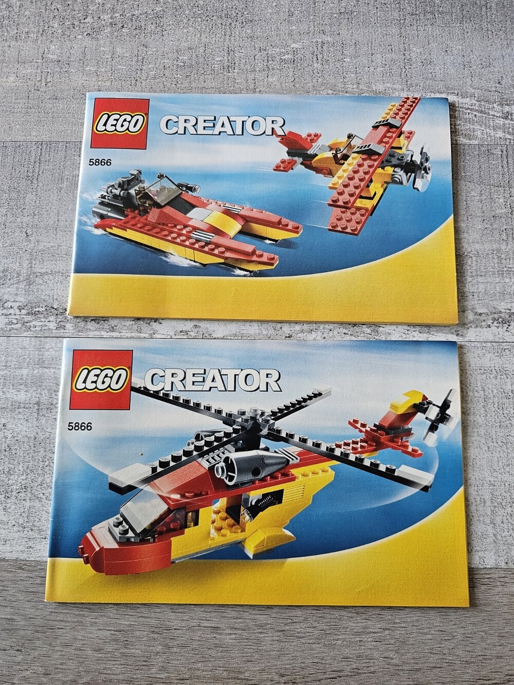 Instruction Book Only For LEGO CREATOR Rotor Rescue 5866 No Bricks or Figs